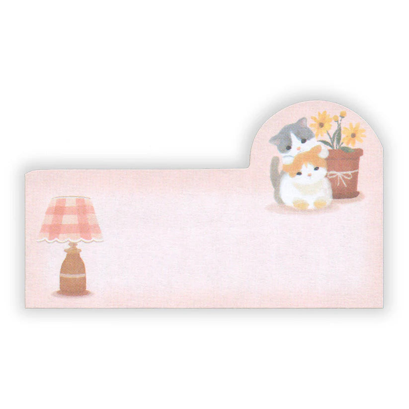 (NEW) NB Co. Ltd - Mattari Animal - Cat in the room | Sticky Note Set