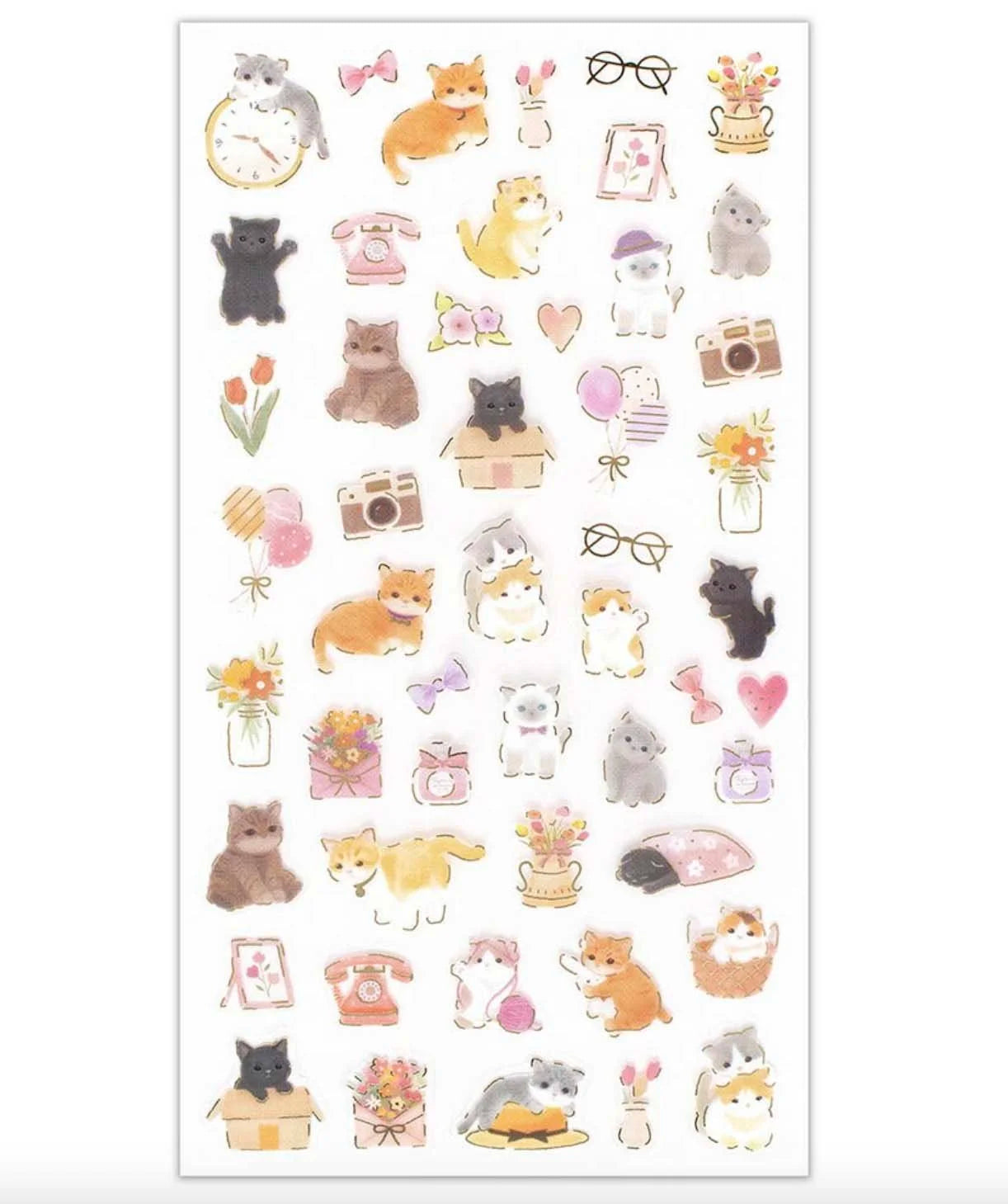 (NEW) NB Co. Ltd - Chill Kitten | Sticker Sheet