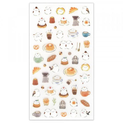 (NEW) NB Co. Ltd - Chill Long Tailed Tit Bird | Sticker Sheet