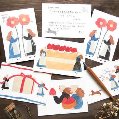 (NEW) Cozyca - Necktie Someone's Birthday Tomorrow | Postcard Set