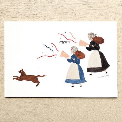 (NEW) Cozyca - Necktie Someone's Birthday Tomorrow | Postcard Set