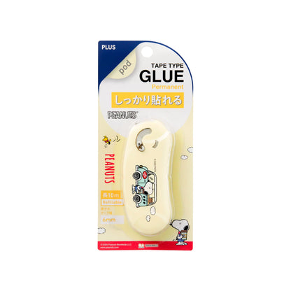 (NEW) PLUS x Peanuts Snoopy Series - Norino Pod | Glue Tape