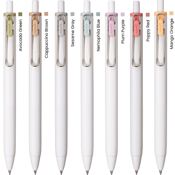 Uni-Ball One Gel Pen FIKA Color - 0.5mm - 7 Colors