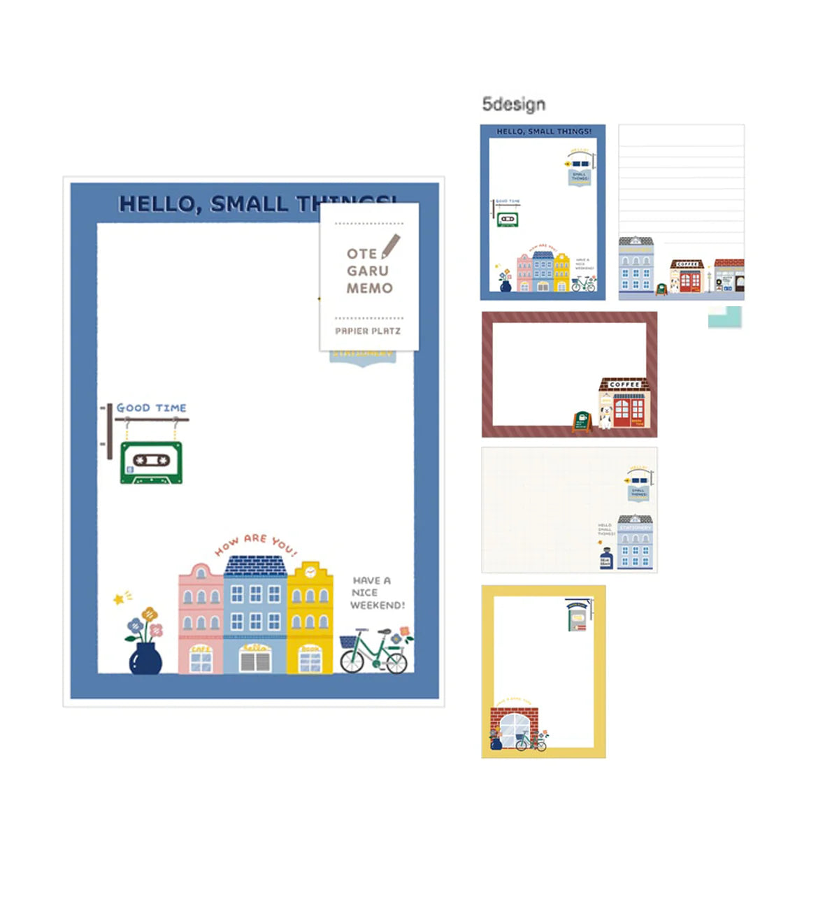 (NEW) Papier Platz x Eric Small Things - Otegaru Favorite Place | Memopad