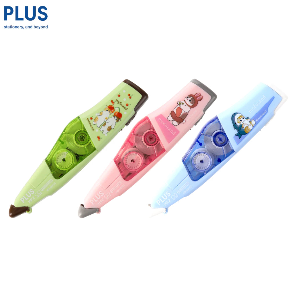 (NEW) PLUS x Mofusand Series - Whiper MR2 5mm x 6m Correction Tape
