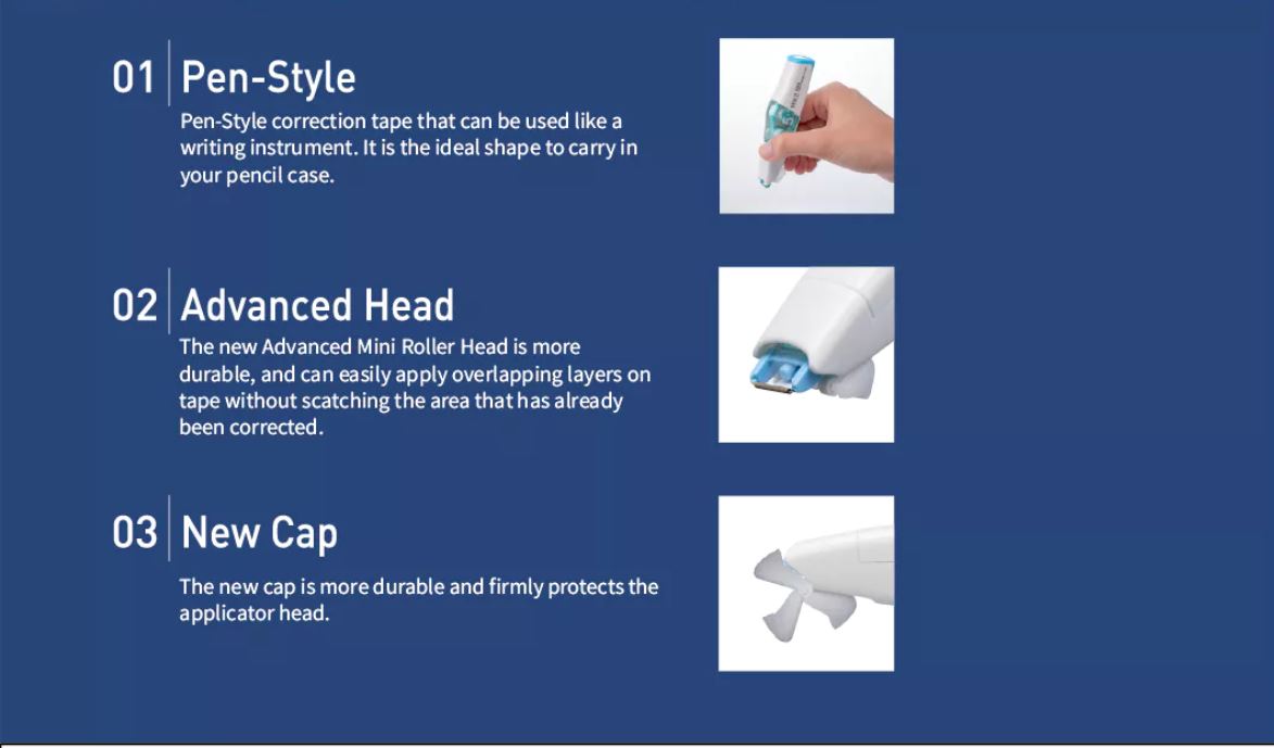 (NEW) PLUS x Mofusand Series - Whiper MR2 5mm x 6m Correction Tape