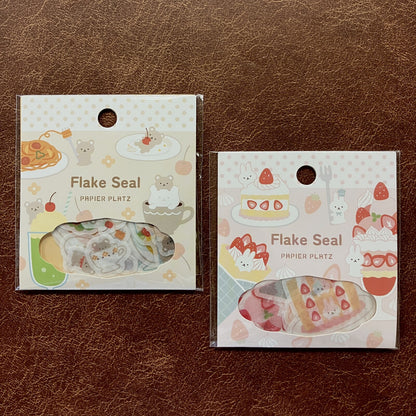 (NEW) Papier Platz - Rabbit Strawberry Sweets | Sticker Flakes