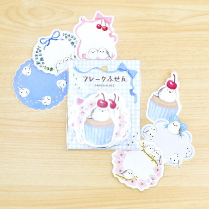 (NEW) Papier Platz x Milina - Long-tailed Tit Bird | Sticky Notes