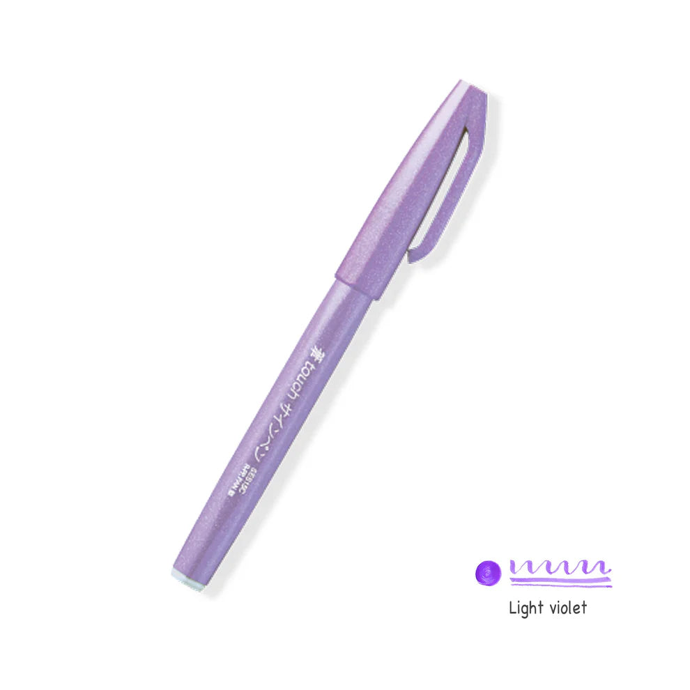 Pentel Fude Touch Brush Sign Pen (14 colors)