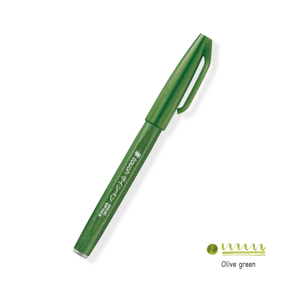 Pentel Fude Touch Brush Sign Pen (14 colors)