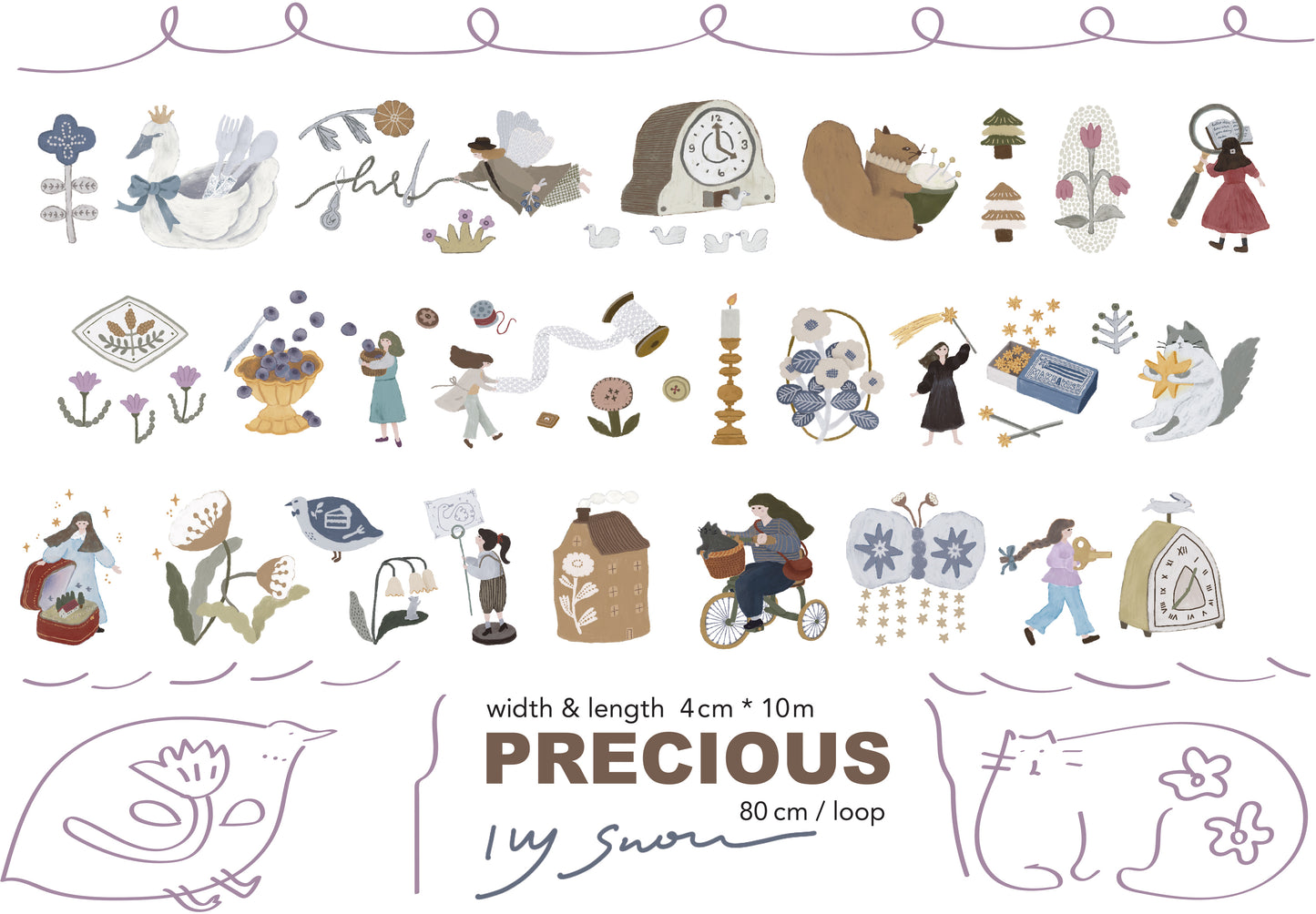 Ivy Snow - My Precious | PET Tape Stickers