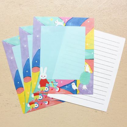 (NEW) Reiko Tada Me and My Dog | Letter Set (12 sheets & 4 envelopes)
