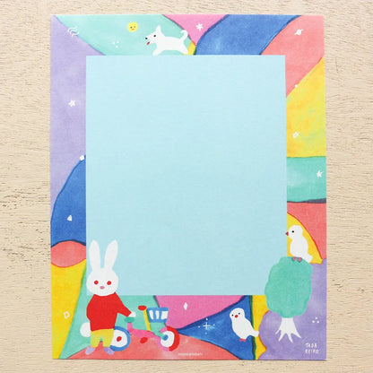 (NEW) Reiko Tada Me and My Dog | Letter Set (12 sheets & 4 envelopes)