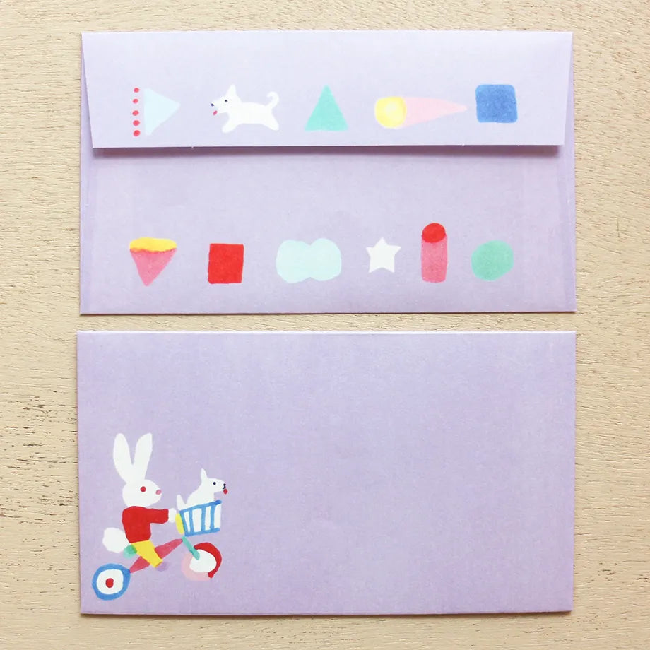 (NEW) Reiko Tada Me and My Dog | Letter Set (12 sheets & 4 envelopes)