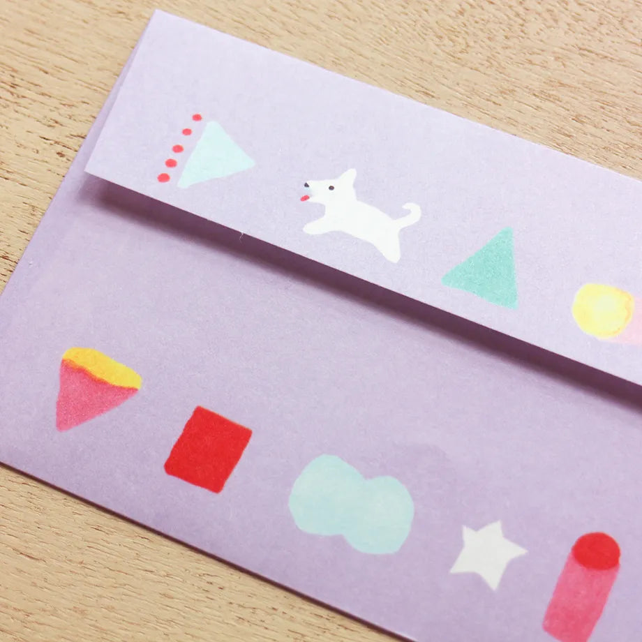 (NEW) Reiko Tada Me and My Dog | Letter Set (12 sheets & 4 envelopes)