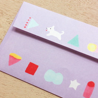 (NEW) Reiko Tada Me and My Dog | Letter Set (12 sheets & 4 envelopes)
