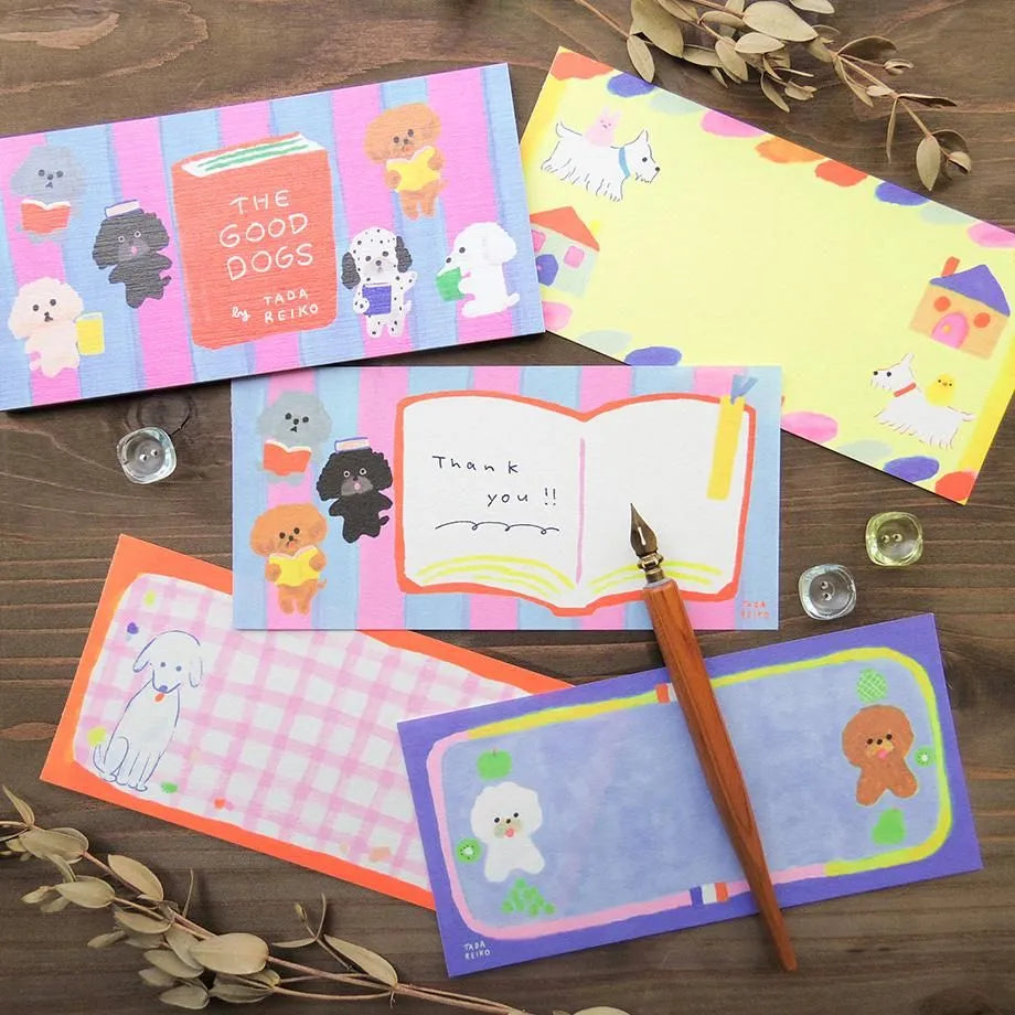 dog, cute, cozyca, notepad, memopad, memo, notebook, japan, nz, new zealand, pink, purple, poodle