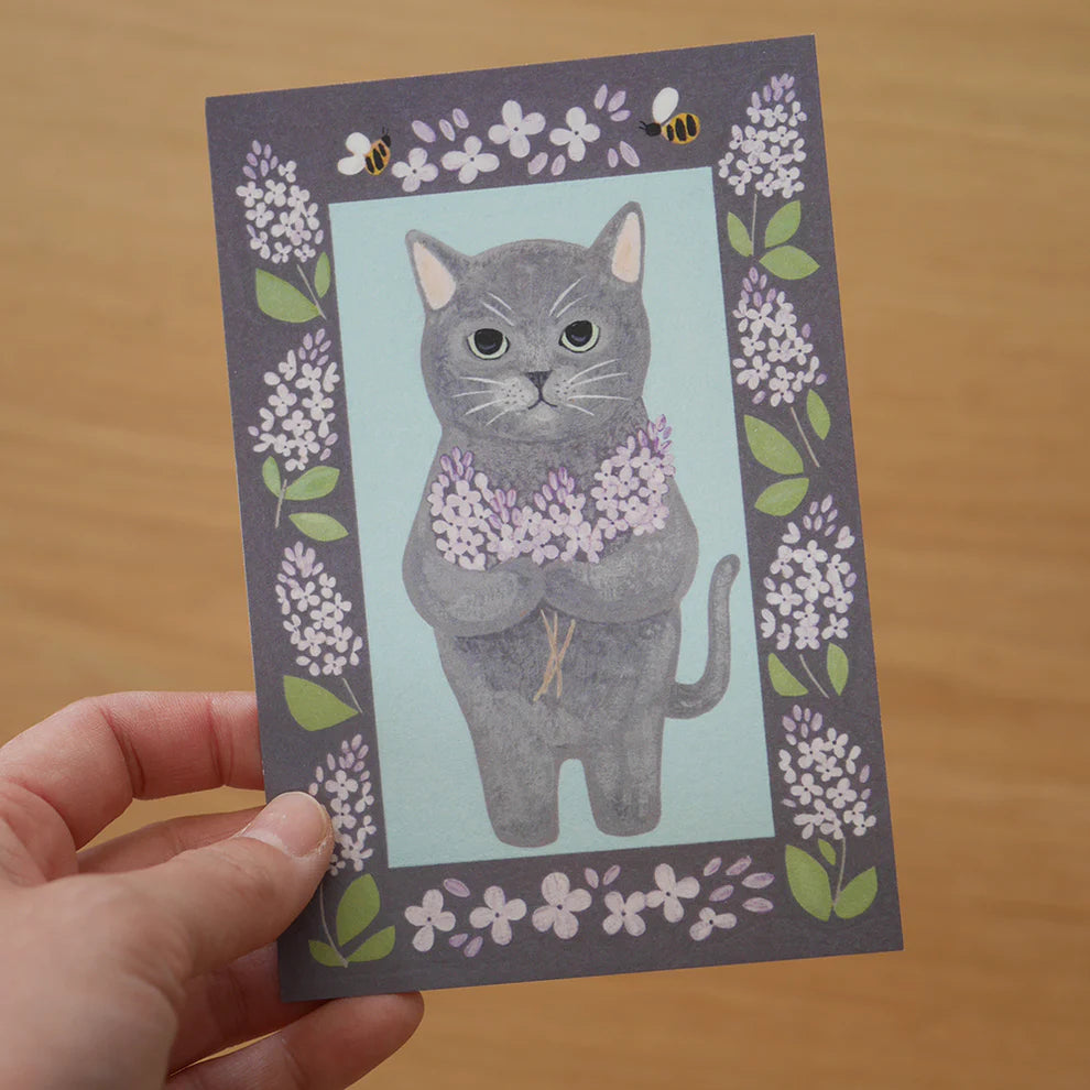 Russian Blue Cat | Postcard