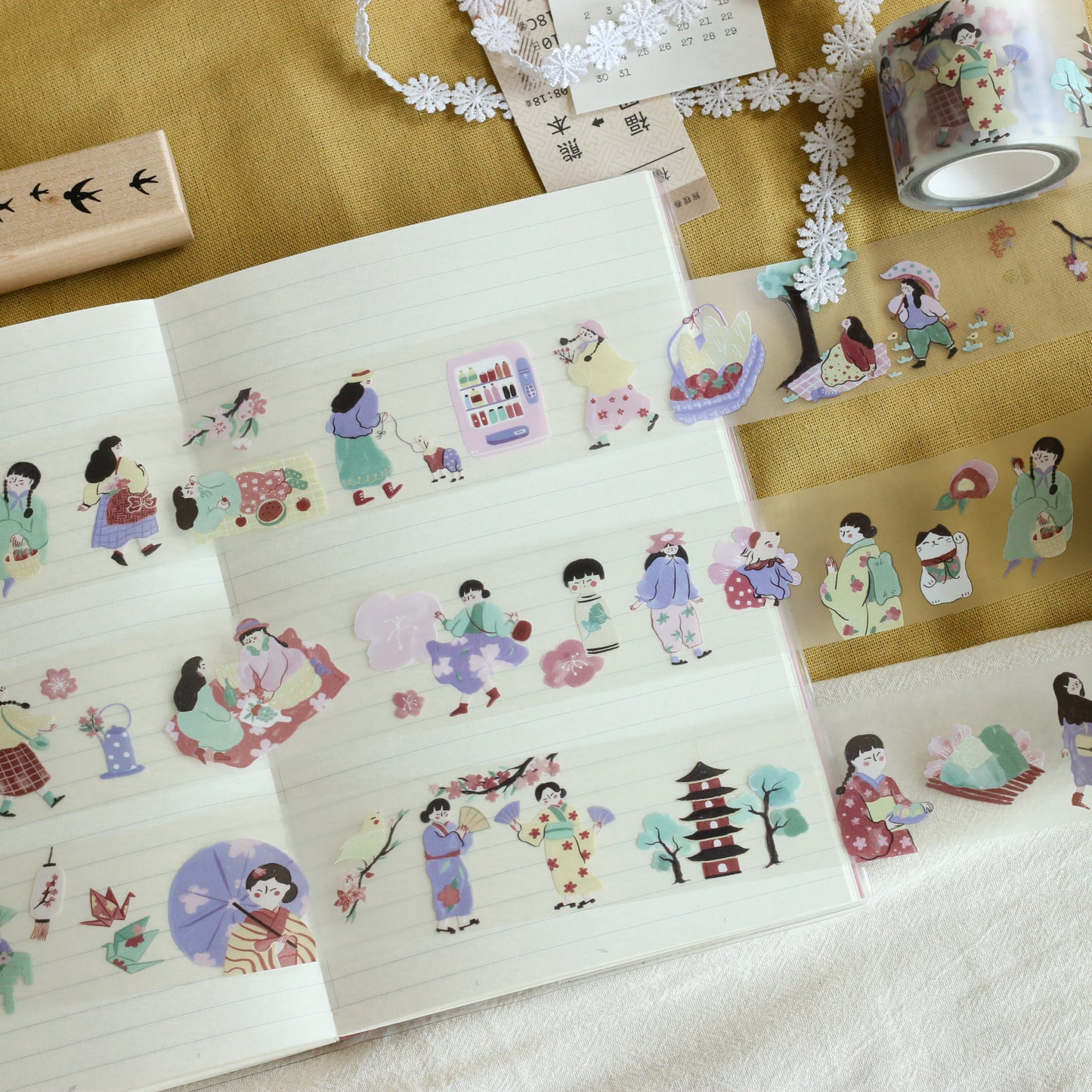 Spring Fairies | Kiss Cut PET Tape Stickers