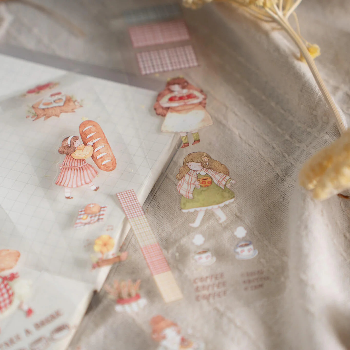 (NEW) Sho Little Happiness - Forest Party | Kiss Cut PET Tape Stickers