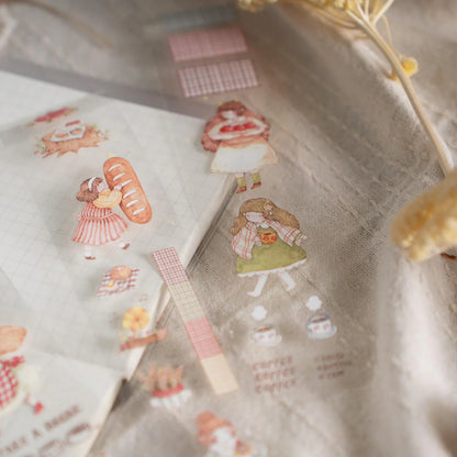 (NEW) Sho Little Happiness - Forest Party | Kiss Cut PET Tape Stickers