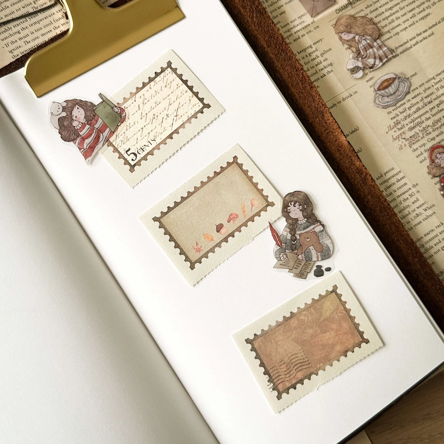 (NEW) Sho Little Happiness - A Vintage Dream | Kiss Cut PET Tape Stickers