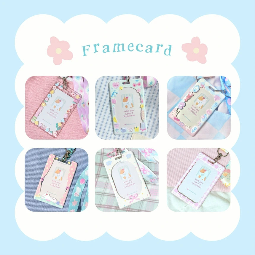 (NEW) Smiletime Cute Lanyard and Card Holder Set | 5 designs