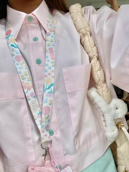 (NEW) Smiletime Cute Lanyard and Card Holder Set | 5 designs