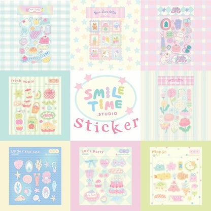 (NEW) Smiletime Let's Party | Sticker Sheet