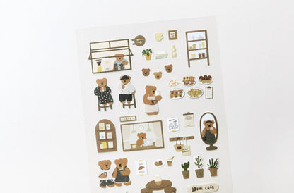(NEW) Suatelier -  no.1145 ggumi cafe | Daily Deco Stickers