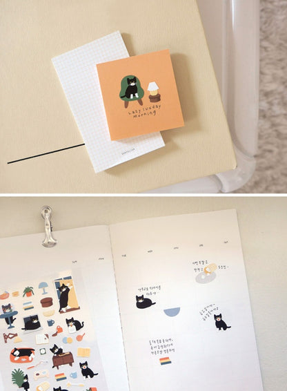 (NEW) Suatelier -  no.1139 cat's catch! | Daily Deco Stickers