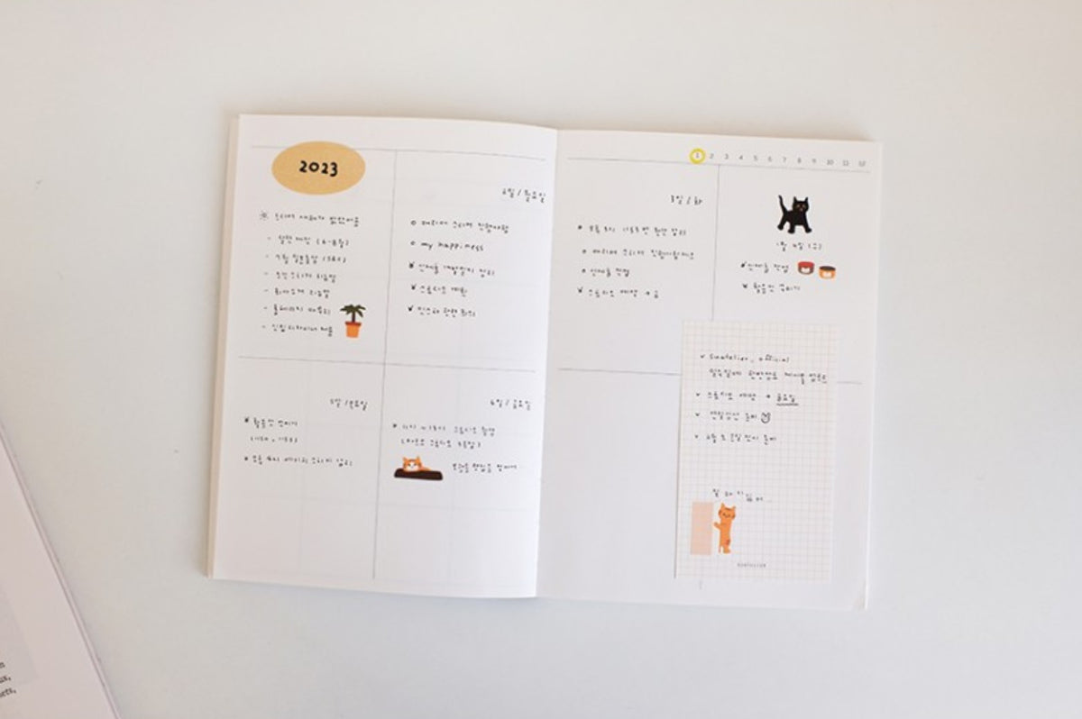 (NEW) Suatelier -  no.1150 cats have staff | Daily Deco Stickers