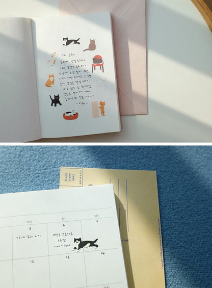 (NEW) Suatelier -  no.1150 cats have staff | Daily Deco Stickers