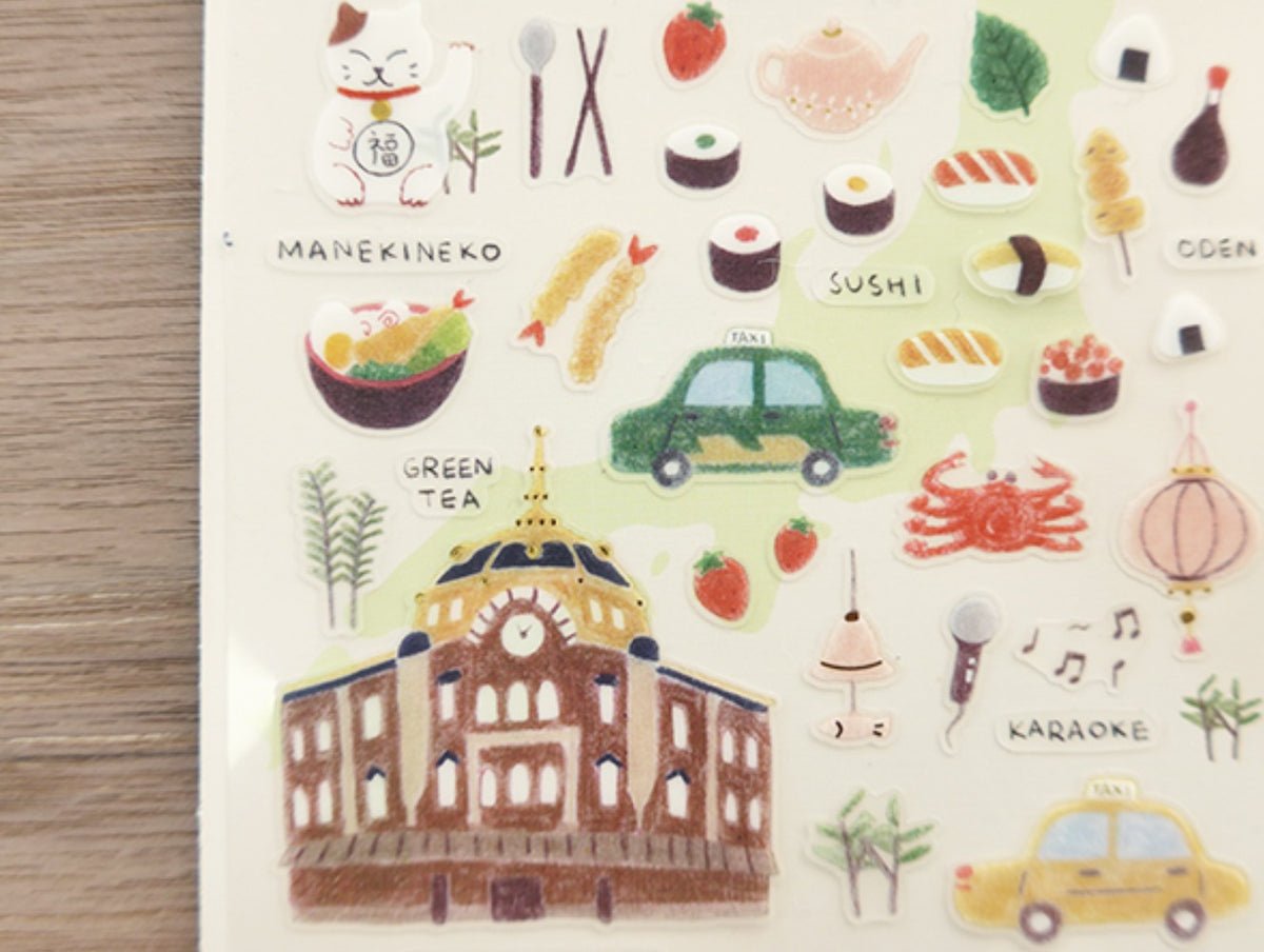 (NEW) Suatelier -  no.1082 daily in tokyo | Daily Deco Stickers