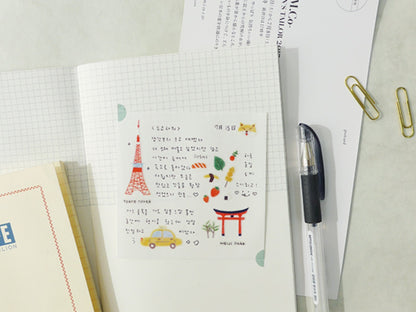 (NEW) Suatelier -  no.1082 daily in tokyo | Daily Deco Stickers