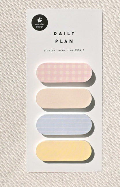 (NEW) Suatelier - no.1964 daily plan.50 | Sticky Notes