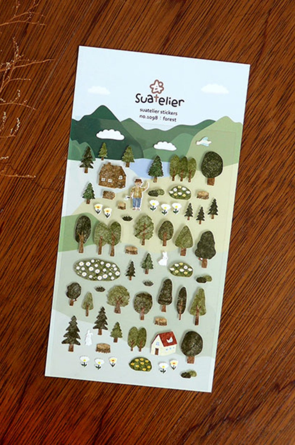 (NEW) Suatelier -  no.1098 forest | Daily Deco Stickers