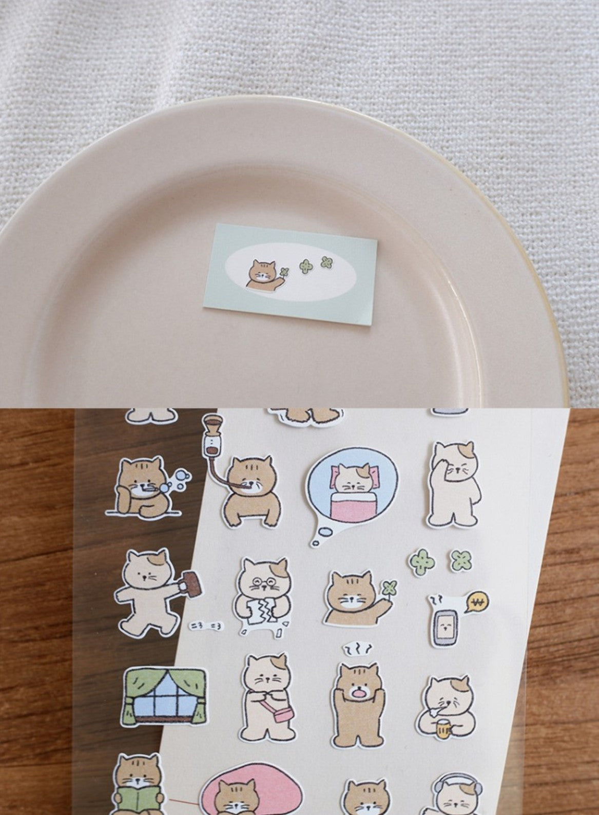 (NEW) Suatelier -  no.1176 goyomi goyami | Daily Deco Stickers