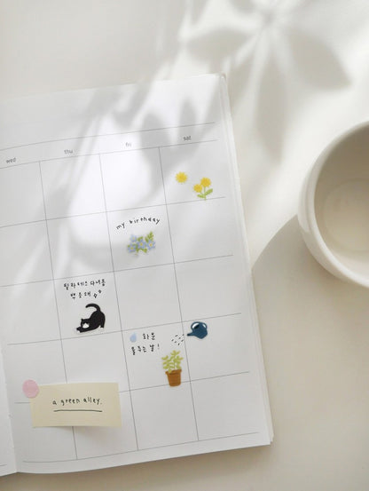 (NEW) Suatelier -  no.1163 a green alley | Daily Deco Stickers