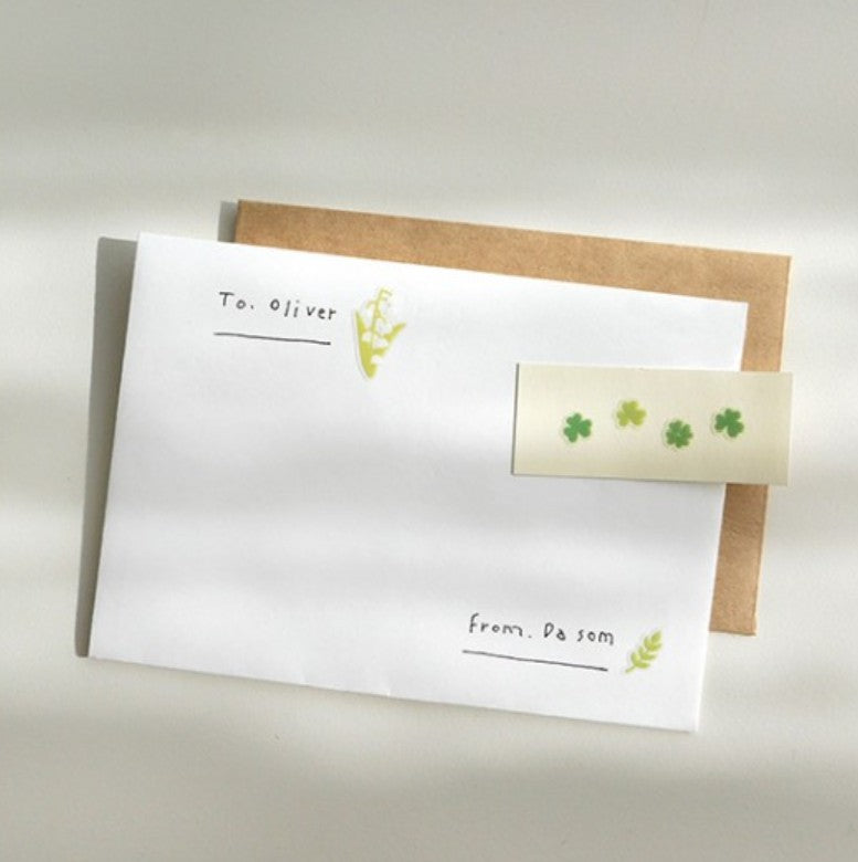 (NEW) Suatelier -  no.1163 a green alley | Daily Deco Stickers