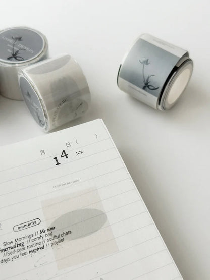 (NEW) Nyret Tape E - Monochrome | Washi Tape