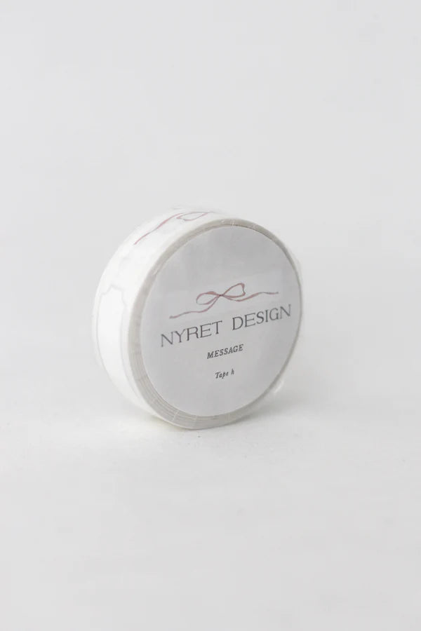 (NEW) Nyret Tape H - Message | Washi Tape