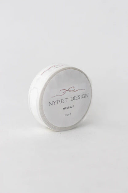 (NEW) Nyret Tape H - Message | Washi Tape
