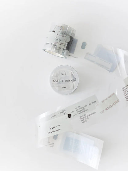 (NEW) Nyret Tape L - Tickets | PET Tape Stickers