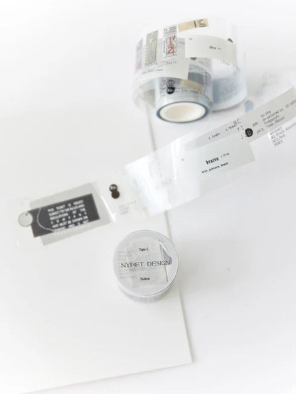 (NEW) Nyret Tape L - Tickets | PET Tape Stickers