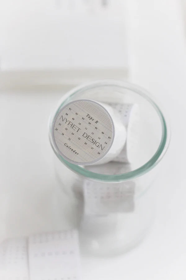 (NEW) Nyret Tape R - Calendar | Paper Note Tape