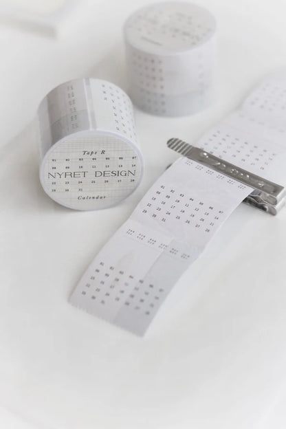 (NEW) Nyret Tape R - Calendar | Paper Note Tape