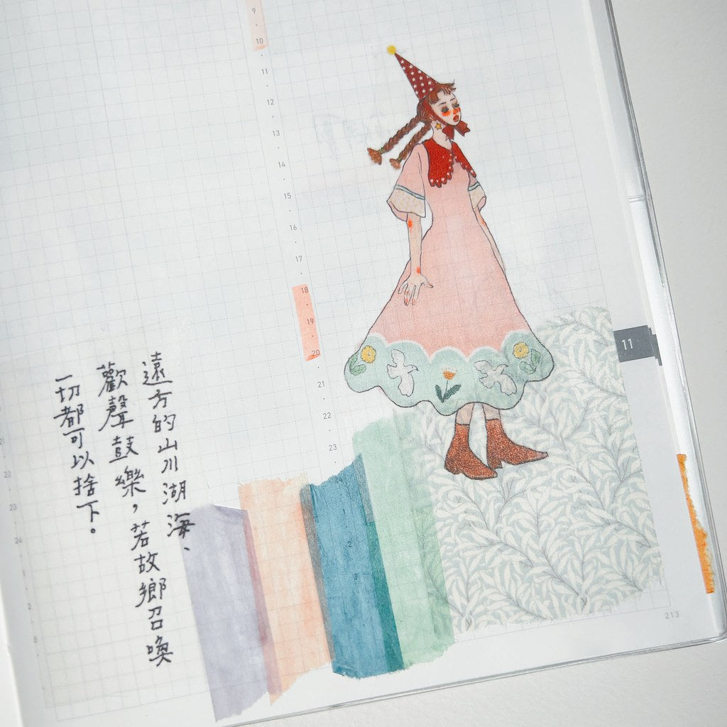 The song of hundred blooms | Washi Tape