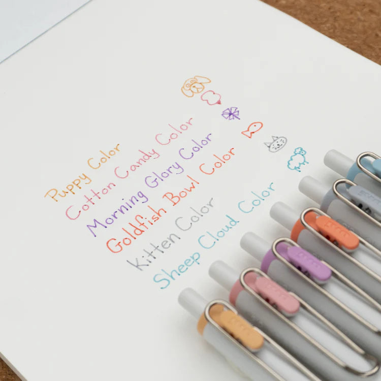 [Limited Edition] Uni-Ball One Gel Pen - Summer Yuru Matope - 6 Colors - 0.5/0.38mm