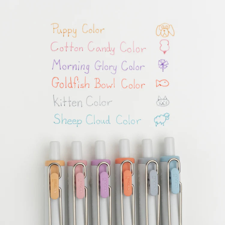 [Limited Edition] Uni-Ball One Gel Pen - Summer Yuru Matope - 6 Colors - 0.5/0.38mm